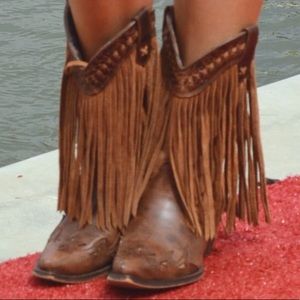 dingo heartthrob fringe boots
